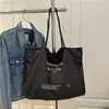 2025 Nuevo Estilo Coreano Bolso de Lona de Gran Capacidad Casual Hombro Estudiante Viaje Bolso de Mano de Gran Capacidad para Mujer