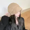 2026 Sombrero Ecuestre de Cabeza Grande Que Hace que la Cara Parezca Más Pequeña, Elegante Sombrero Octagonal de Gamuza, Elegancia Francesa, Sombrero Holgado con Parte Delantera Corta y Trasera Larga
