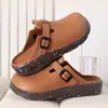 Sandalias planas de exterior estilo Birkenstock de ajuste ancho para mujer, nuevo modelo de verano 2026, zuecos de playa sin cordones