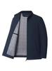 Jaqueta Casual de Negócios para Homens de Meia-Idade Primavera e Outono Jaqueta de Meia-Idade Roupa de Negócios Temperamento Roupa Formal