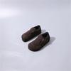 Novos Sapatos Slip-On Estilo Birkenstock de Inverno 2026 com Pelo, Solado Grosso, Cortiça, Couro e Pelo Integrados, Design Slip-On, Sapatos Preguiçosos que Aumentam a Altura