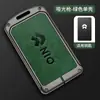 Para el juego de llaves de coche Weilai ES6 ES8 EC6, tarjetero con hebilla para llave de coche NFC, carcasa de metal de alta calidad para hombres y mujeres
