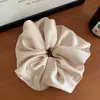 Anillo de Pelo para Intestino Grueso Popular en Internet Estilo Coreano Estilo Coreano Suave Dulce Elegante Satín Anillo Súper Accesorios para el Cabello Atadura para la Cabeza de Mujer Adorno para la Cabeza