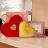 Oro 999 Oro Puro Festival Qixi Pequeño Regalo Forma de Corazón Pastel Amor520 Princesa Por Favor Hazte Rica Regalo del Día de San Valentín