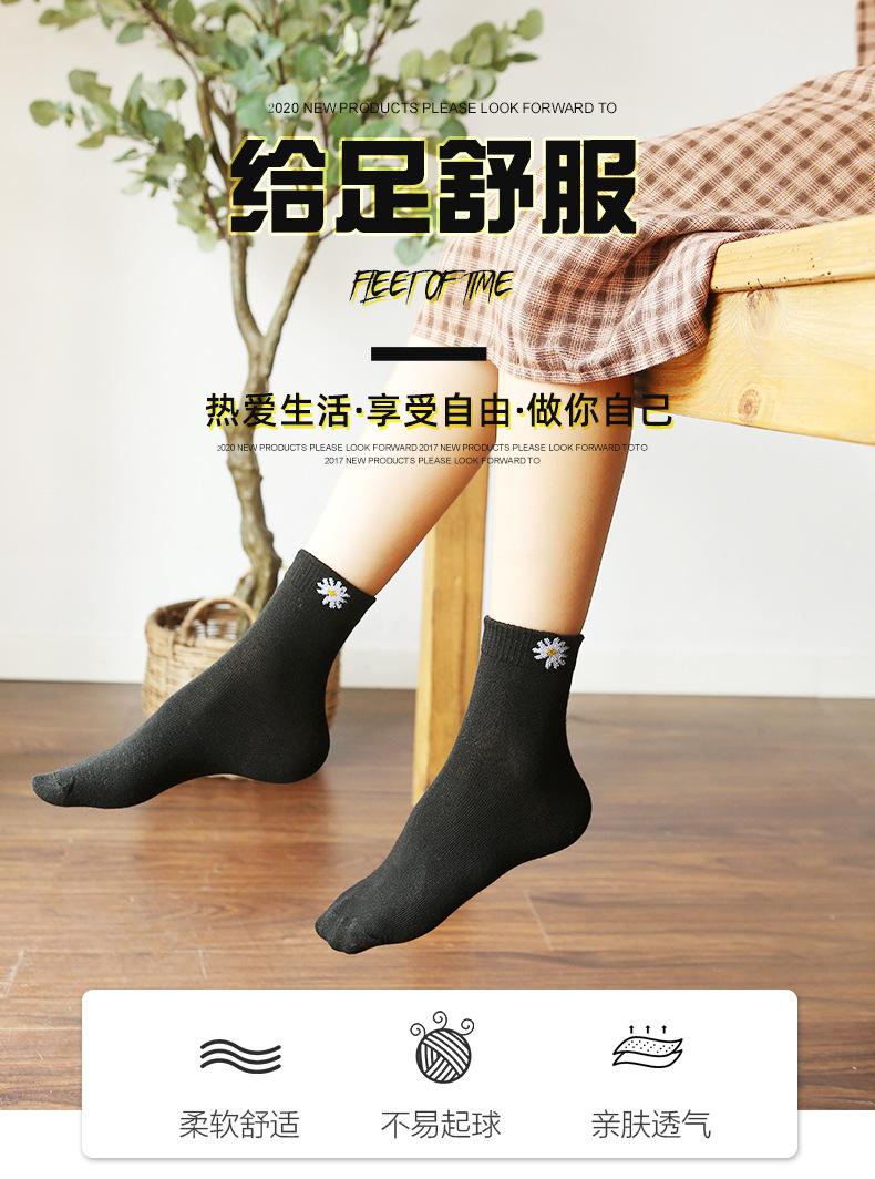 小雏菊女袜