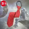 Corbata Formal para Boda, Rojo Vino, Estilo Coreano, Corbata de Cremallera Estrecha de 8 cm para Novio, Corbata Rayada Profesional de Negocios para Hombres y Mujeres