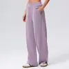 Moda Modal para Viajar Ropa de Gimnasia de Dos Piezas de Gama Alta con Caída Pantalones Rectos de Pierna Ancha Traje Deportivo Casual para Mujer