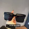 Óculos de Sol Masculinos Casuais, Simples e Personalizados de Meia Armação, Óculos de Sol Bonitos e de Alta Qualidade para Mulheres com Rostos Redondos e Longos, Fashion