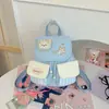Mochila de Conejo de Peluche Linda Estilo Japonés Mochila Pequeña de Conejo Lolita para Niñas Mini Mochila Escolar de Dibujos Animados