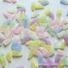 Botones de Cuerno Coloridos Translúcidos de 10 mm Accesorios para Ropa de Muñecas BJD Botones para Muñecas de Algodón Botones Mini para Ropa de Muñecas