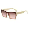 25 Modelos Nuevos de Gafas de Sol de Marco Grande para Mostrar el Rostro, Estilo Callejero, Gama Alta para Mujer, Gafas de Sol de Moda Europeas y Americanas, Suministro Directo de Fabricantes