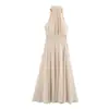 Bestseller Transfronterizo de AliExpress 2026 Primavera Nuevo Vestido de Mujer sin Mangas con Lunares y Cuello Halter 0387165