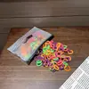 Argola de Toalha Infantil Sem Pelo Elástico de Borracha Alta Amarrador de Cabeça Feminino Elástico de Polegar de Menininha Faixa de Cabelo Corda para Cabeça de Bebê