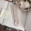 Calcetines de encaje de cachemira sin pies estilo Wei Xue para mujer, calentadores de pantorrilla cálidos con relieve hueco para otoño e invierno, calcetines versátiles para botas