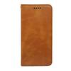 Adequado para Capa de Celular Fujitsu Arrows We3, Couro de Bezerro com Suporte Magnético Forte, Capa Flip de Couro para Celular, Capa Protetora