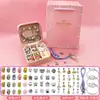 Amazon Pulsera de cuentas hecha a mano para niños, regalo de cumpleaños, set de joyería creativa para niñas de 6 a 12 años, caja de regalo