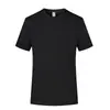 Camiseta de trabajo de verano de cuello redondo de secado rápido con estampado de logo, ropa de manga corta para fitness, deportes, running y actividades de team-building