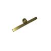 Venta caliente en stock al por mayor accesorios de herrajes para equipaje tira metálica cierre giratorio 96mm cierre recto clip giratorio cierre de cuero