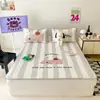 Xiangling Premium Lindo Estilo Ins Grande Dibujo Animado Látex Alfombrilla Juego de Dos o Tres Piezas, Lavable a Máquina