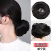 Coque de Cabelo com Mechas Falsas, Natural e Volumoso, Elástico para Mulheres, Acessório de Cabelo para Cabelos Finos, Prendedor de Cabelo, Presilha de Cabelo