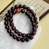 Atacado Pulseiras de Contas Redondas Bodhi de Dopamina, Contas Bodhi Oleosas e Brilhantes, Pulseiras Esculpidas na Raiz para Homens e Mulheres, Contas Budistas, Contas Redondas Bodhi