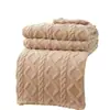 Manta de tafetá cor sólida e fleece de coral feita sob medida para comércio exterior, adequada para escritório, sofá, cochilo e uso com ar condicionado