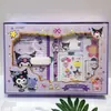Sanrio Lindo Set de Papelería para Mascotas Caja de Regalo Caja de Papelería Kuromi Set de Lápices de Colores Regalo de Cumpleaños Año Nuevo para Niños