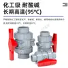 Válvula Esfera Dupla União CPVC Norma Nacional Válvula para Tubo de Água Industrial Válvula Dupla União Interruptor de União para Tubo PVC 32 50mm