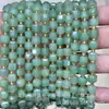 6mm 8mm Pedra Natural Cristal Ágata Canto Chanfrado Quadrado DIY Pulseira Colar Acessórios de Joias Produtos Semi-Acabados Atacado