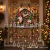 Novo sino de vento transfronteiriço anjo de Natal pingente decoração ornamento pendurado apanhador de sol