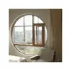 Ventanas Personalizadas en Forma de Luna, Ventanas Redondas Colgantes, Ventanas de Forma Irregular, Ventanas Redondas de Aleación de Aluminio, Ventanas Giratorias con Eje Central, Ventanas Redondas de Vidrio para Áticos