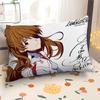 Funda de Almohada para Cojín de Dibujos Animados Anime Curativo Bidimensional 30*50 Funda de Sofá Rectangular 40*60 Bidimensional