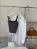 6873 Camisola com Botões e Renda com Bojo para Mulheres, Primavera/Verão, Adequada para Usar em Camadas ou Sozinha, Corte Justo, Versátil