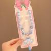 Colar infantil joias acessórios bonito bebê estrela Delu pulseira brincos anel terno joias luminosas da menina