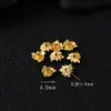 Accesorios de Plata 925 Tapas de Flor Soportes para Cuentas Cuentas Espaciadoras Cordón para Ensartar Cuentas Hecho a Mano DIY Parches Componentes de Plata 925