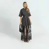 Verano 2026 Nuevo Estilo Talla Grande Adelgazante Moda Casual Color Sólido Estilo Europeo y Americano Diseño Único Vestido de Encaje