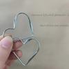 Nuevos pendientes de metal Love 2022, diseño moderno de nicho, pendientes de moda con múltiples combinaciones.