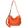 Bolso Nuevo Color Sólido Simple Bolso de Hombro Gran Capacidad Casual Bolso Cruzado Nuevo Estilo Parejas Moda Cool Bolso de Tela de Nailon