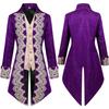 Novo Casaco Masculino Steampunk Gótico Cauda de Renda Vitoriana Jaqueta