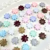Aleación Remolino Pequeño Galleta Colorido Agujero Recto Cuentas DIY Cadena para Teléfono Móvil Bolso Colgante Llavero Accesorios de Joyería Material