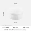 Taza para Pastel Taza de Mimbre Horneado Soufflé Pudín Redonda Tazón para Huevo Horneado al Vapor Tazón para Hornear Taza Cerámica Hogar Hotel