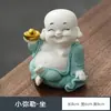 Novo Ornamento Criativo Cerâmico Pequeno Maitreya Estilo Chinês Tendência, Artesanato Zen Maitreya Buda, Decoração Estilo Chinês para Mesa de Chá, Utensílios para Cerimônia do Chá