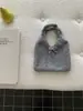 Bolso de punto de lana estilo coreano para otoño e invierno con correa de amarre, adecuado para el trabajo, gran capacidad, nicho, bolso de hombro versátil