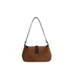 Bolsa de ombro estilo francês, de nicho, para axila, de alta qualidade e grande capacidade para mulheres, bolsa de trabalho, bolsa de axila Melard outono/inverno