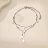 [Acero de titanio de cuerpo entero] 100 pulseras Europa y Estados Unidos 18k no se decoloran mujeres simple Joker ins moda personalizada joyería de mano