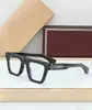 Jmm Larami Moda Transfronteiriça Luxo Turquesa Artesanal Óptico Quadrado Tendência Armações de Óculos Lisas para Homens e Mulheres Podem Ser Equipadas com Lentes