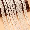 Fita de renda linha de algodão acabamento de renda acessórios feitos à mão fita de decoração de tecido tecido de renda tira de tecido material fita de renda