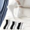 Calcetines finos nuevos de primavera y verano para hombre, calcetines de media caña de algodón poliéster desodorantes y absorbentes del sudor para mujer, calcetines deportivos largos, medianos y cortos al por mayor