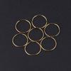 30 MM grande ouro fechado anel grinalda diy mão-conectado anel aberto anel jóias material acessórios