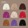 Gorros Cálidos de Lana para Otoño e Invierno para Mujer, Gorros de Punto Bordados de Oso Polar Casual Estilo Coreano, Gorros Fríos para Parejas Estudiantes, Tendencia al por Mayor